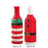 Maxbell Christmas Wine Bottle Cover Jacket Cute Multifunctional Christmas Decoration Style A