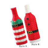 Maxbell Christmas Wine Bottle Cover Jacket Cute Multifunctional Christmas Decoration Style A