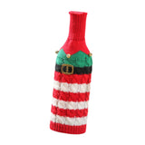 Maxbell Christmas Wine Bottle Cover Jacket Cute Multifunctional Christmas Decoration Style A