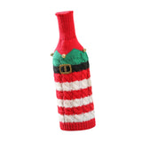 Maxbell Christmas Wine Bottle Cover Jacket Cute Multifunctional Christmas Decoration Style A