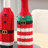 Maxbell Christmas Wine Bottle Cover Jacket Cute Multifunctional Christmas Decoration Style A