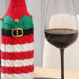 Maxbell Christmas Wine Bottle Cover Jacket Cute Multifunctional Christmas Decoration Style A