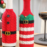 Maxbell Christmas Wine Bottle Cover Jacket Cute Multifunctional Christmas Decoration Style A