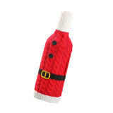 Maxbell Christmas Wine Bottle Cover Jacket Cute Multifunctional Christmas Decoration Style B