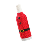 Maxbell Christmas Wine Bottle Cover Jacket Cute Multifunctional Christmas Decoration Style B