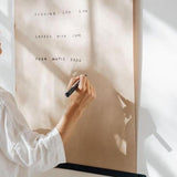 Maxbell Menu Holder Unique Wall Mounted Paper Holder for Home Restaurant Craft Rooms Black