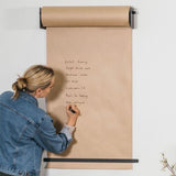 Maxbell Menu Holder Unique Wall Mounted Paper Holder for Home Restaurant Craft Rooms Black