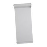 Maxbell Wall Mounted Paper Holder Wall Drawing Board for Craft Rooms Restaurant Home White