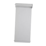 Maxbell Wall Mounted Paper Holder Wall Drawing Board for Craft Rooms Restaurant Home White