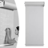 Maxbell Wall Mounted Paper Holder Wall Drawing Board for Craft Rooms Restaurant Home White