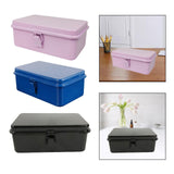Maxbell Iron Storage Box Retro Style Note Organizer for Sticker Tools Crafts Storage Pink