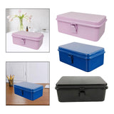 Maxbell Iron Storage Box Retro Style Note Organizer for Sticker Tools Crafts Storage Pink