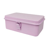 Maxbell Iron Storage Box Retro Style Note Organizer for Sticker Tools Crafts Storage Pink