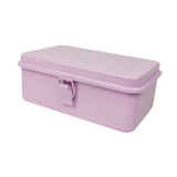 Maxbell Iron Storage Box Retro Style Note Organizer for Sticker Tools Crafts Storage Pink