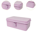Maxbell Iron Storage Box Retro Style Note Organizer for Sticker Tools Crafts Storage Pink