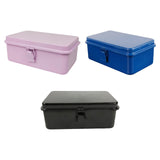 Maxbell Iron Storage Box Retro Style Note Organizer for Sticker Tools Crafts Storage Pink