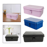 Maxbell Iron Storage Box Retro Style Note Organizer for Sticker Tools Crafts Storage Pink