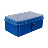 Maxbell Iron Storage Box Retro Style Note Organizer for Sticker Tools Crafts Storage Blue