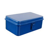 Maxbell Iron Storage Box Retro Style Note Organizer for Sticker Tools Crafts Storage Blue