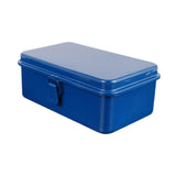 Maxbell Iron Storage Box Retro Style Note Organizer for Sticker Tools Crafts Storage Blue