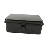 Maxbell Iron Storage Box Retro Style Note Organizer for Sticker Tools Crafts Storage Black