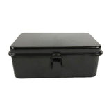 Maxbell Iron Storage Box Retro Style Note Organizer for Sticker Tools Crafts Storage Black