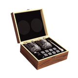Maxbell Whiskey Stone Cube Glass Set Elegant Whiskey Glass Set for Birthday Men Party Curved Line cup