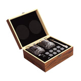 Maxbell Whiskey Stone Cube Glass Set Elegant Whiskey Glass Set for Birthday Men Party Curved Line cup