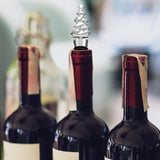 Maxbell Christmas Tree Wine Bottle Stopper Wine Gift for Wedding Kitchen Decor Party Silvery