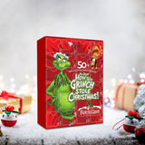 Maxbell 24 Pieces Christmas Calendar with Acrylic Hanging Doll Xmas Party Decoration Style A
