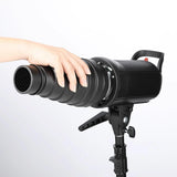 Maxbell Conical Optical Snoot Kit Easy to Install Portable Attachment Honeycomb Grid Style A