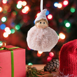 Maxbell Christmas Plush Angel Girl Hanging Decorations Ornament for Office Door Home Style B