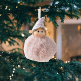 Maxbell Christmas Plush Angel Girl Hanging Decorations Ornament for Office Door Home Style B
