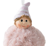 Maxbell Christmas Plush Angel Girl Hanging Decorations Ornament for Office Door Home Style B