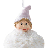 Maxbell Christmas Plush Angel Girl Hanging Decorations Ornament for Office Door Home Style C