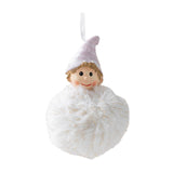 Maxbell Christmas Plush Angel Girl Hanging Decorations Ornament for Office Door Home Style C