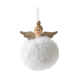 Maxbell Christmas Plush Angel Girl Hanging Decorations Ornament for Office Door Home Style D