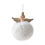 Maxbell Christmas Plush Angel Girl Hanging Decorations Ornament for Office Door Home Style D