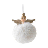 Maxbell Christmas Plush Angel Girl Hanging Decorations Ornament for Office Door Home Style D