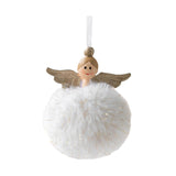 Maxbell Christmas Plush Angel Girl Hanging Decorations Ornament for Office Door Home Style D