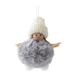 Maxbell Christmas Plush Angel Girl Hanging Decorations Ornament for Office Door Home Style F