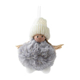 Maxbell Christmas Plush Angel Girl Hanging Decorations Ornament for Office Door Home Style F