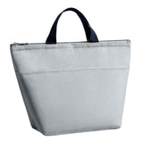 Maxbell Oxford Cloth Lunch Handbag Large Capacity Lunch Pouch for Work Travel School Gray