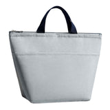 Maxbell Oxford Cloth Lunch Handbag Large Capacity Lunch Pouch for Work Travel School Gray