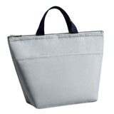 Maxbell Oxford Cloth Lunch Handbag Large Capacity Lunch Pouch for Work Travel School Gray