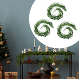 Maxbell Christmas Greenery Garland Party Xmas Stairs Artificial Norfolk Pine Garland 150cm