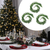Maxbell Christmas Greenery Garland Party Xmas Stairs Artificial Norfolk Pine Garland 150cm