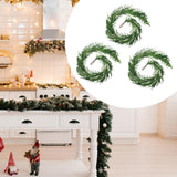 Maxbell Christmas Greenery Garland Party Xmas Stairs Artificial Norfolk Pine Garland 150cm