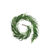 Maxbell Christmas Greenery Garland Party Xmas Stairs Artificial Norfolk Pine Garland 150cm