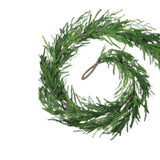Maxbell Christmas Greenery Garland Party Xmas Stairs Artificial Norfolk Pine Garland 150cm